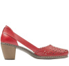 Туфли  Rieker  красный  кожа/кожа искусств. F-80433 фото в интернет-магазине | Omadey.ru