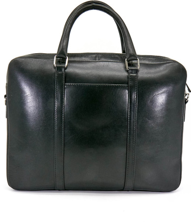 Портфель  Omadey  черный  кожа c09551 фото в интернет-магазине | Omadey.ru