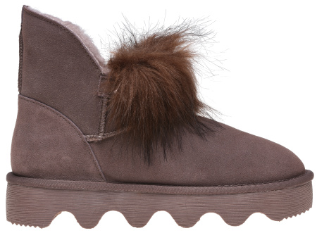 Полусапоги  Keddo  коричневый  замша Z-8856 фото в интернет-магазине | Omadey.ru