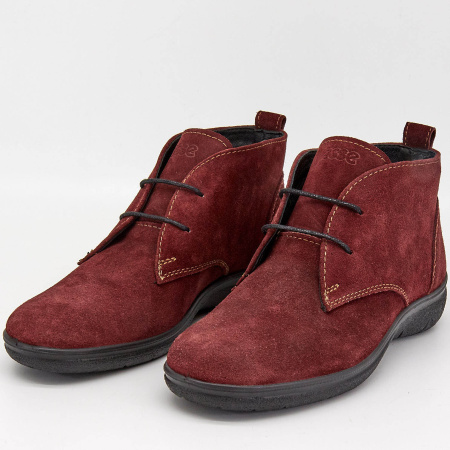 Ботинки  Esse  бордовый  замша Z-89247 фото в интернет-магазине | Omadey.ru