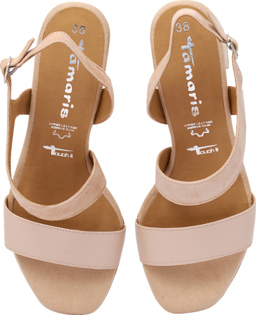 Босоножки  Tamaris  розовый  кожа F-80932 фото в интернет-магазине | Omadey.ru