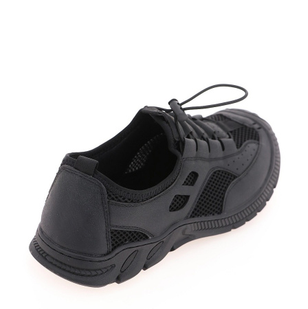 Кроссовки  El Tempo  черный  кожа/текстиль F-400270 фото в интернет-магазине | Omadey.ru