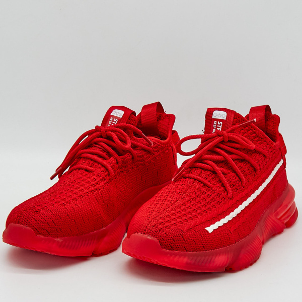 Фото Кроссовки  Strobbs  красный  текстиль F-90552 мужские