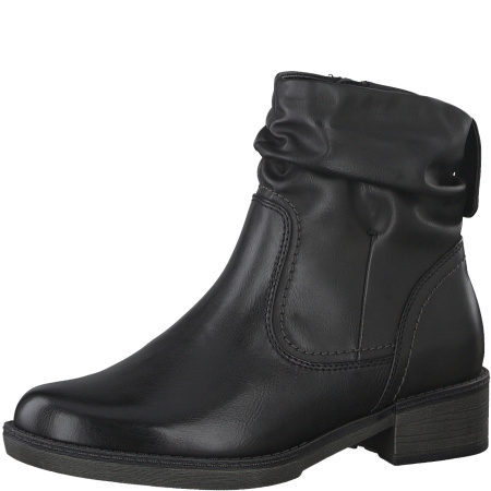 Ботинки  Tamaris  черный  кожа искусств. Z-8889 фото в интернет-магазине | Omadey.ru