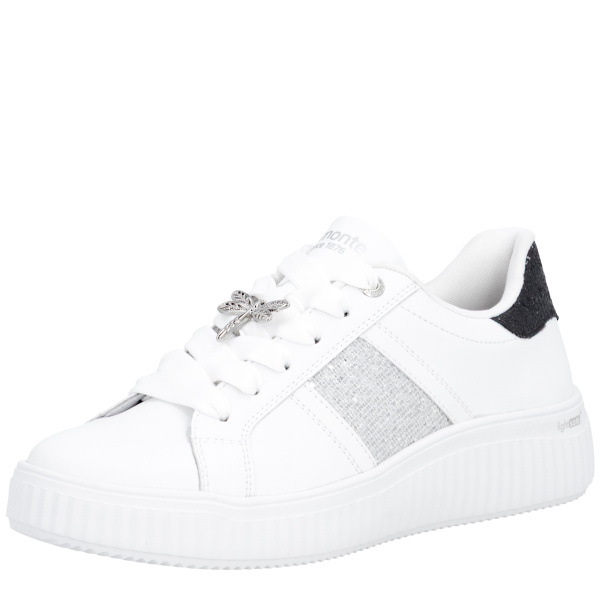 Фото Кроссовки  Remonte белый  кожа/кожа искусств. F-401107