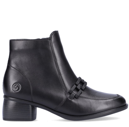 Полусапоги  Remonte  черный  кожа Z-200126 фото в интернет-магазине | Omadey.ru