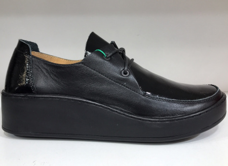 Туфли  Romer  черный  кожа F-90672 фото в интернет-магазине | Omadey.ru