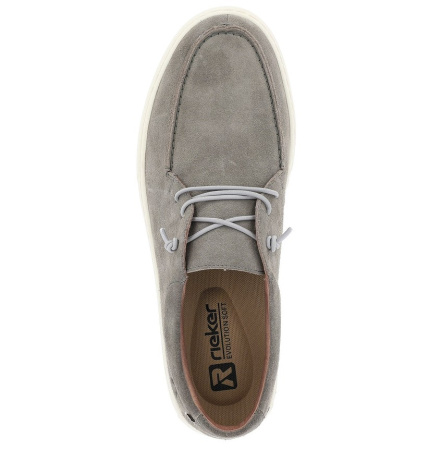 Туфли  Rieker-Evolution  серый  кожа F-300058 фото в интернет-магазине | Omadey.ru
