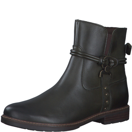 Ботинки  Marco Tozzi  оливковый  кожа Z-400424 фото в интернет-магазине | Omadey.ru