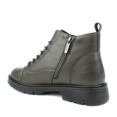 Ботинки  Baden  зеленый  кожа Z-400371 фото в интернет-магазине | Omadey.ru
