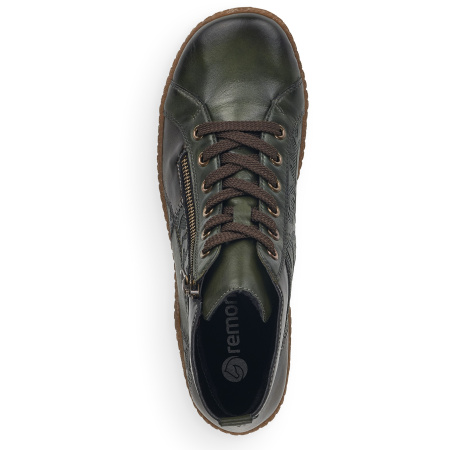 Ботинки  Remonte  зеленый  кожа/кожа искусств. Z-100214 фото в интернет-магазине | Omadey.ru