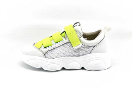 Кроссовки  Baden  зеленый  композиц.кожа F-80544 фото в интернет-магазине | Omadey.ru