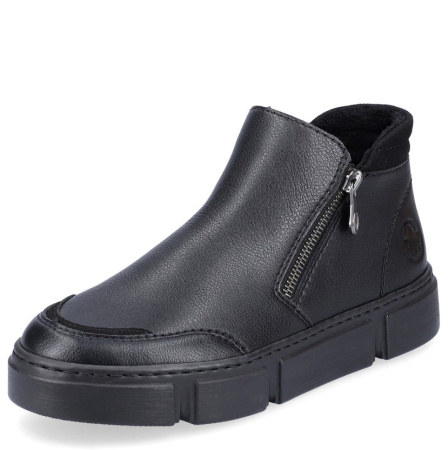 Ботинки  Rieker  черный  кожа/кожа искусств. Z-200068 фото в интернет-магазине | Omadey.ru