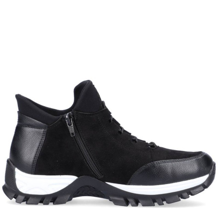 Полуботинки  Rieker  черный  кожа искусств./текстиль Z-400085 фото в интернет-магазине | Omadey.ru