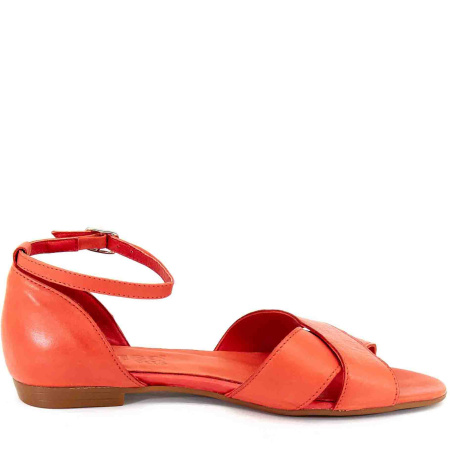 Босоножки  Rovigo  красный  кожа F-80905 фото в интернет-магазине | Omadey.ru