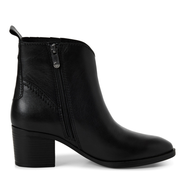 Фото Ботинки  Marco Tozzi  черный  кожа Z-400999