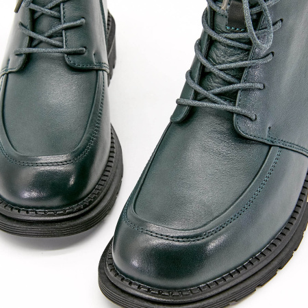 Ботинки  Madella  оливковый  кожа Z-100434 фото в интернет-магазине | Omadey.ru