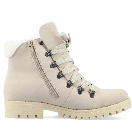 Ботинки  Rieker  бежевый  кожа искусств./текстиль Z-100513 фото в интернет-магазине | Omadey.ru