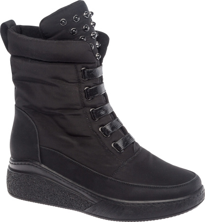 Полусапоги  Crosby  черный  нубук искусств./нейлон Z-8995 фото в интернет-магазине | Omadey.ru