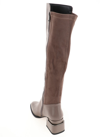 Сапоги  Baden  бежевый  кожа/текстиль Z-400465 фото в интернет-магазине | Omadey.ru