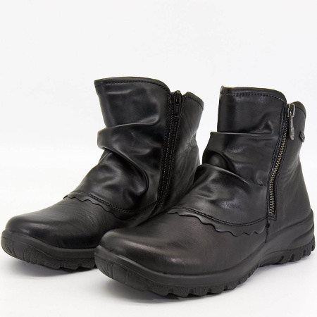 Полусапоги  Rieker  черный  кожа/кожа искусств. Z-6105 фото в интернет-магазине | Omadey.ru