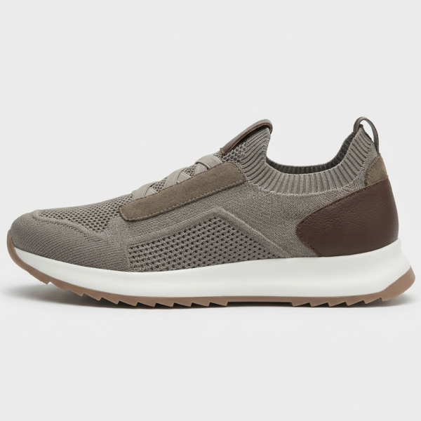 Фото Кроссовки  Romitan  хаки  замша F-401190 мужские