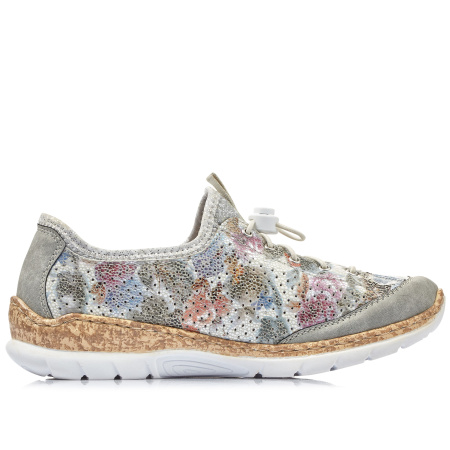 Кроссовки  женские Rieker  мультицвет  кожа искусств./текстиль F-100054 фото в интернет-магазине | Omadey.ru