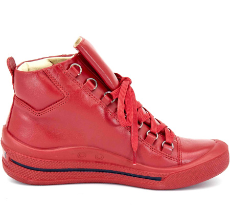 Ботинки  Romika  красный  кожа Z-8658 фото в интернет-магазине | Omadey.ru