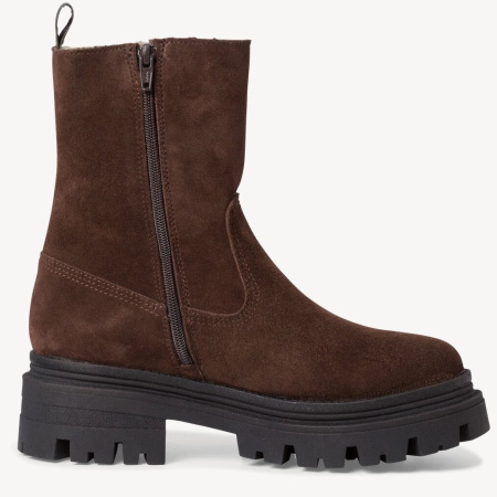 Полусапоги  Tamaris  коричневый  кожа Z-100824 фото в интернет-магазине | Omadey.ru