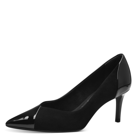 Туфли  Tamaris  черный  кожа искусств. Z-400387 фото в интернет-магазине | Omadey.ru