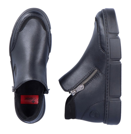 Ботинки  Rieker  черный  кожа/кожа искусств. Z-200068 фото в интернет-магазине | Omadey.ru