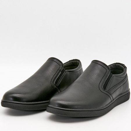 Туфли  Tesoro  черный  кожа искусств. Z-100018 фото в интернет-магазине | Omadey.ru