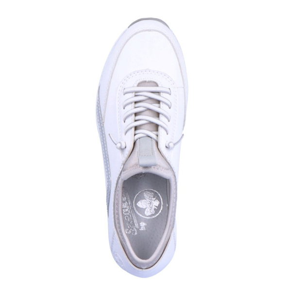 Фото Кроссовки  Rieker  белый  кожа/кожа искусств. F-200074
