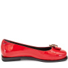 Туфли  Rovigo  красный  кожа лаковая F-80888 фото в интернет-магазине | Omadey.ru