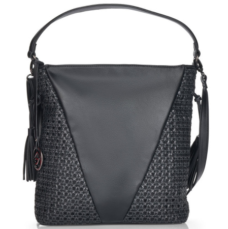 Сумка  Rieker  черный  кожа искусств. c10395 фото в интернет-магазине | Omadey.ru