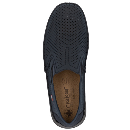 Туфли  Rieker  синий  кожа/кожа искусств. F-400258 фото в интернет-магазине | Omadey.ru