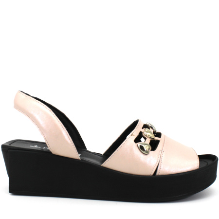 Босоножки  Dakkem  пудра  кожа F-7656 фото в интернет-магазине | Omadey.ru