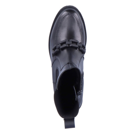 Ботинки  Remonte  черный  кожа Z-200102 фото в интернет-магазине | Omadey.ru