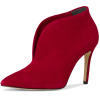 Ботильоны  Tamaris  красный  кожа Z-90541 фото в интернет-магазине | Omadey.ru