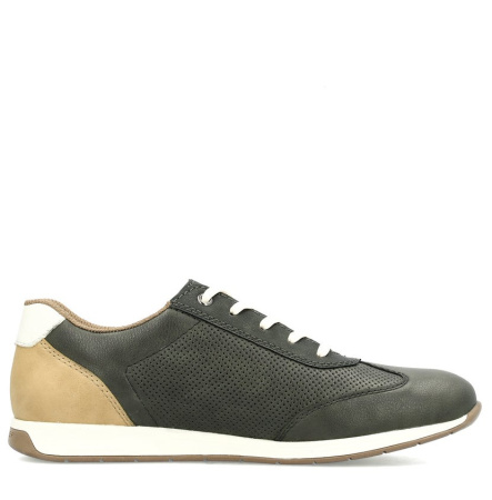 Кроссовки  Rieker  зеленый  кожа/кожа искусств. F-300024 фото в интернет-магазине | Omadey.ru