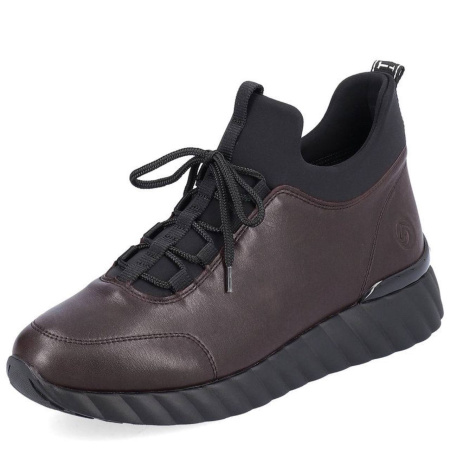 Полуботинки  Remonte  бордовый  кожа/текстиль Z-400056 фото в интернет-магазине | Omadey.ru