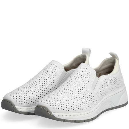 Туфли  Rieker  белый  кожа/кожа искусств. F-300567 фото в интернет-магазине | Omadey.ru