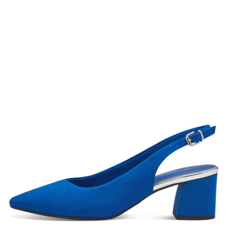 Слингбэки  Marco Tozzi  синий  текстиль F-300410 фото в интернет-магазине | Omadey.ru