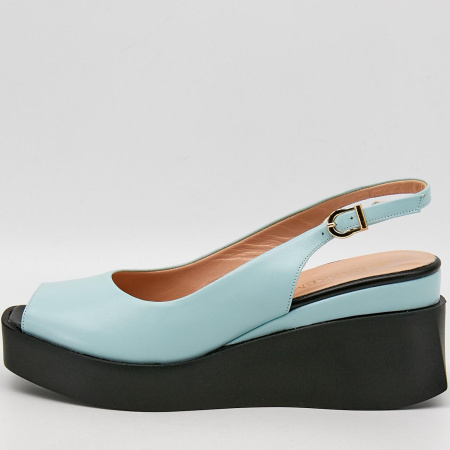 Босоножки  Dakkem  зеленый  кожа F-90795 фото в интернет-магазине | Omadey.ru