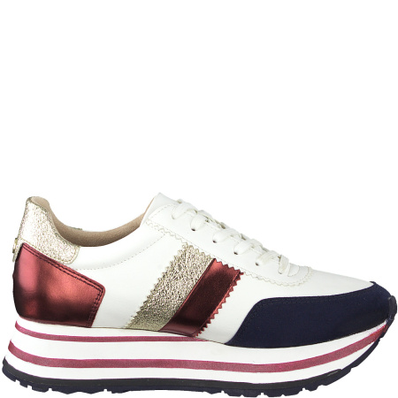 Кроссовки  Tamaris  белый  иск. материал F-80034 фото в интернет-магазине | Omadey.ru