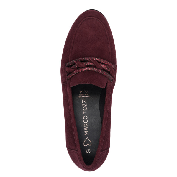 Фото Туфли  Marco Tozzi  бордовый  кожа Z-400970