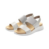 Сандалии  Rieker  белый  кожа искусств. F-81053 фото в интернет-магазине | Omadey.ru