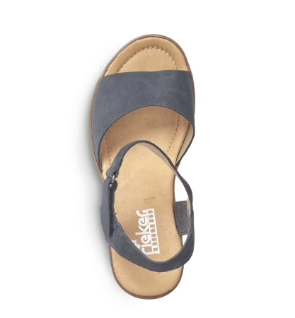Босоножки  Rieker  синий  кожа/кожа искусств. F-80128 фото в интернет-магазине | Omadey.ru Босоножки  Rieker  синий  кожа/кожа искусств. F-80128 фото в интернет-магазине | Omadey.ru