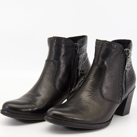 Ботильоны  Rieker  черный  кожа/кожа искусств. Z-7570 фото в интернет-магазине | Omadey.ru