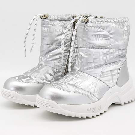 Ботинки  Betsy  серебряный  нейлон Z-100846 фото в интернет-магазине | Omadey.ru